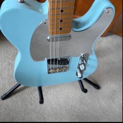 Fender Vintera '50s Telecaster Modified with Maple Fretboard Daphne Blue image 2