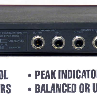 Phonic PEQ3400 Dual 15-Band 2/3 Octave Graphic Equaliser Early 2000s - Black image 5