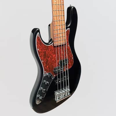 Sadowsky MetroExpress 21 Fret Hybrid PJ 5 String Morado Board Lefthand Electric Bass Guitar - Black image 2