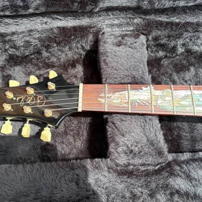 05' PRS McCarty blue flame maple top guitar (USA), dragon inlay, immaculate condition, for sale image 9