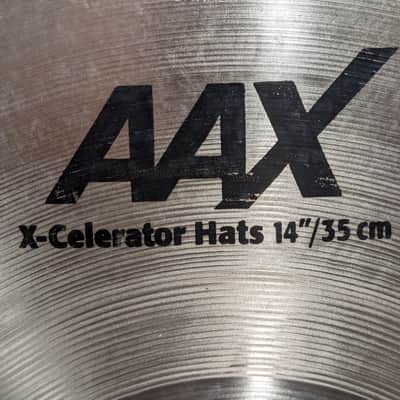 Sabian 14" AAX X-Celerator Hi-Hat Cymbals (Pair) 2005 - 2018 - Natural image 5