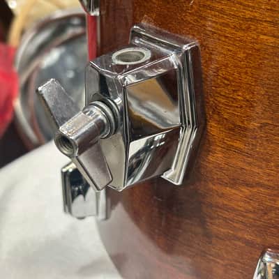 Tama Superstar 10" deep X 14" head Rack Tom (10153-415) 80's - Mahogany Gloss image 11