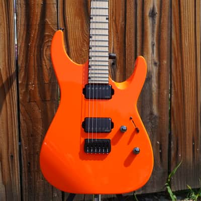 ESP CUSTOM SHOP M-II CTM/M Neon Orange 6-String Electric Guitar w/ Hard Case (2025) image 10