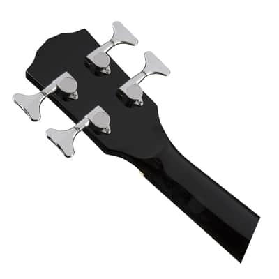 Fender CB-60SCE Acoustic/Electric Bass Guitar - Black w/ Laurel FB image 5