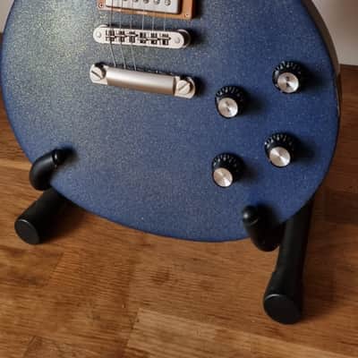 Gibson Les Paul Studio 100th Blue Sparkle custom paint image 3