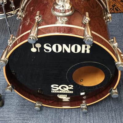 Sonor SQ2 Series Jazz Bop Shell Pack – Maple Shells in ‘Red Wine Dunes’ – Ex Rob Brian image 4