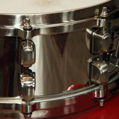 Tama Starclassic - COB Chrome Over Brass snare drum 14"x5.5 image 5