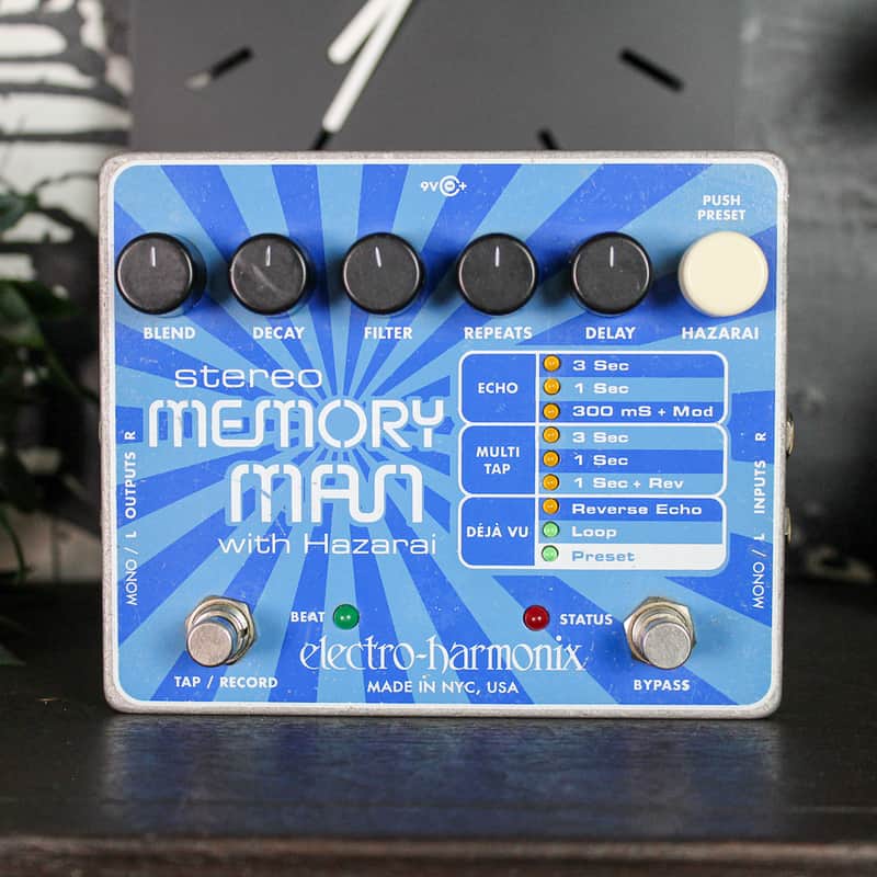 Electro-Harmonix Stereo Memory Man with Hazarai