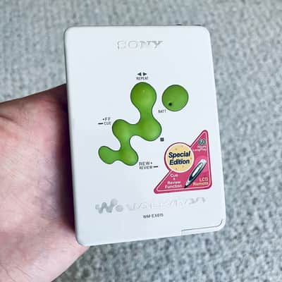 Sony WM-EX615 Walkman Cassette Player, EX White&Green ! Working ! image 2