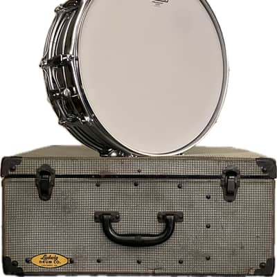 Ludwig / Super Ludwig, 1960-1963,  Pre-Serial Keystone Badge, Chrome Over Brass, 5” x 14” Concert Snare Drum image 11