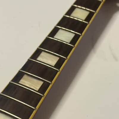 Series 10 Les Paul copy Flame Maple burst Neck mahogany rosewood pearl inlay Vintage 90s image 2