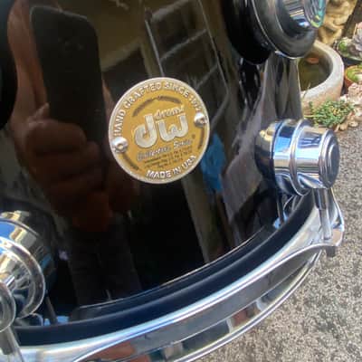 DW Collector's All Maple Shells Drum Kit 3 pc Piano Black 22/16/12 image 6