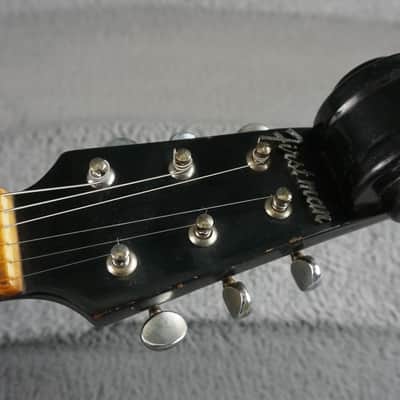 Firstman Liverpool Violin Guitar - Black - Hollow Body Japan image 8