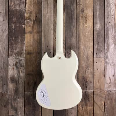 1963 Les Paul SG Custom Maestro Vibrola Classic White Inspired by Gibson Custom Epiphone image 4