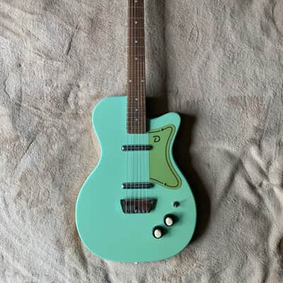 Danelectro Guitar ’56-U2 Reissue 1999 - Aqua Blue image 1