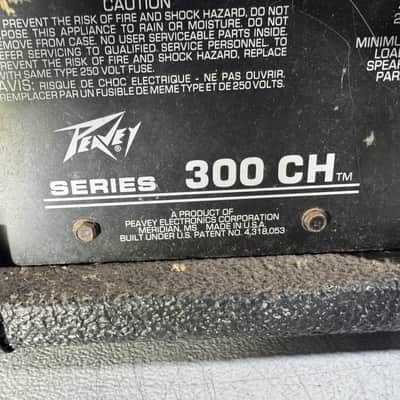 Vintage Peavey 300 Series 300 CH Monitor Equalizer Power Amplifier Pro Audio image 6