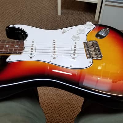 used 2018 Fender Custom Shop Ron Thorn Masterbuilt 1966 Stratocaster NOS with Brazilian Rosewood Fingerboard in Three Tone Sunburst, Excellent Condition with OHSC & Case Candy! image 12