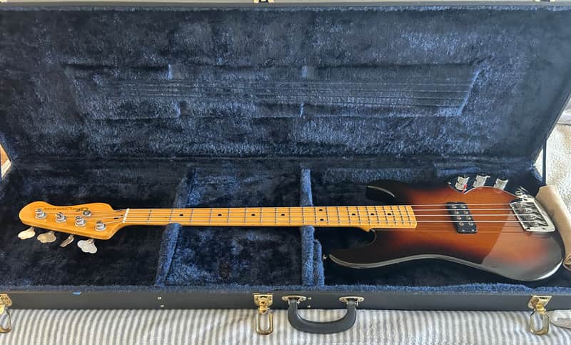 G&L USA L-1000 Bass - 1981 - Sunburst w/HSC image 1