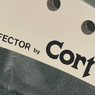 NOS. "NewVintage Cort banana Rare Flawless neck Effector bone stock NEW N.O.S. guitar neck 1970's - white flawless w factory screened logo Unplayed new frets image 4
