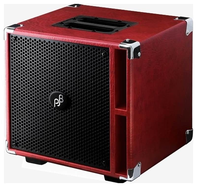 Phil Jones Bass Compact 4 Extension Cabinet with Cover RED image 1