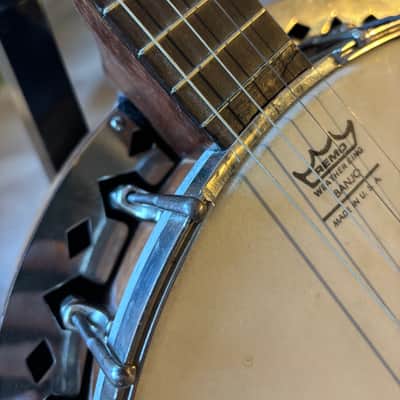 Slingerland May Bell Tenor Resonator Banjo with Case image 2