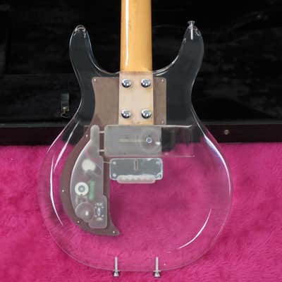 1970 Ampeg Dan Armstrong Lucite Clear ARMG-1 Guitar - Original Hardshell Case - Removable Pickup image 4