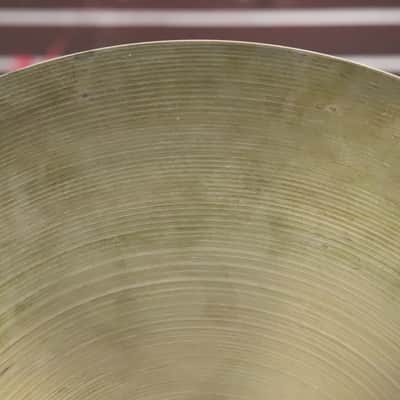 Zilco 18" Thin Crash Cymbal Vintage 1970's 1,312g's image 9