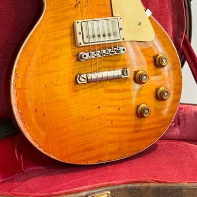 Gibson Custom Shop Les Paul Standard R9 (1959 reissue) Heavy Relic Tiger Burst with custom PAFs! image 1