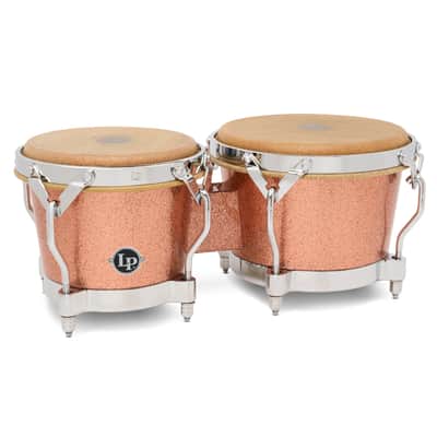 LP Martin Cohen Traditional Fiberglass Champagne Sparkle Bongos image 6