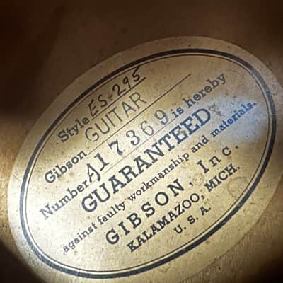 Gibson ES-295 1952 Cherry imagen 11