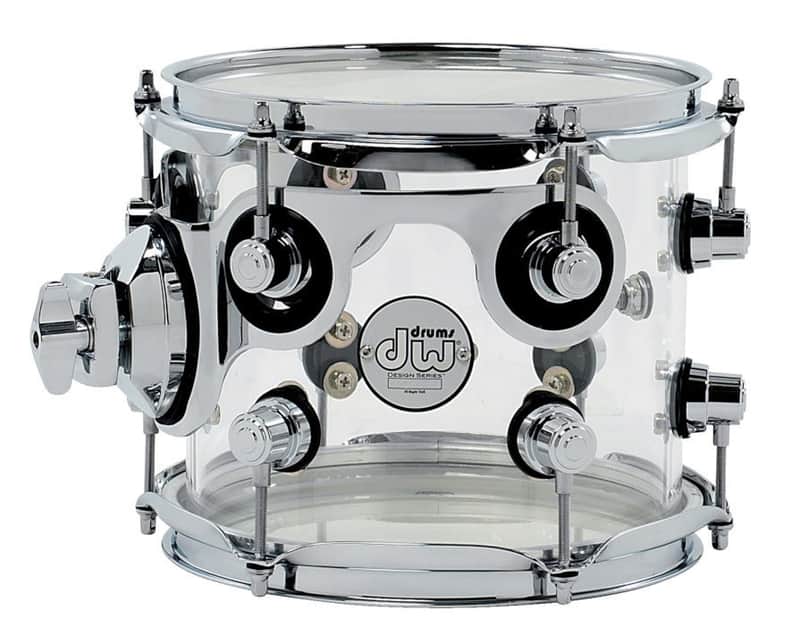 DW Design Acryl Tom Tom 8x7 Clear Acryl image 1