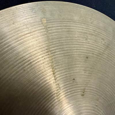 Zildjian A 14” Hi Hat Bottom - Hollow Ink 1970’s image 4