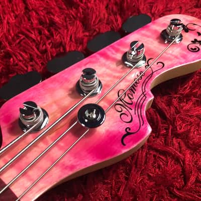 Rare Mint Momose MJ-SKR-SP21 / PH Electric Bass Jazz Bass Sakura pink 8 Limited Edition image 7