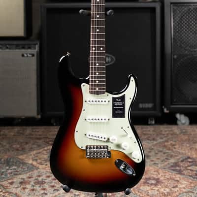 Fender Dealer Exclusive Vintera Road Worn '60s Stratocaster, Rosewood Fingerboard Electric Guitar - 3-Color Sunburst with Hardshell Case image 4