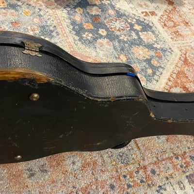 Vintage 1930s–early 40s 00 12-fret Lifton hardshell case for Martin 00-21 00-28 00-41 Gibson L-00 National image 12