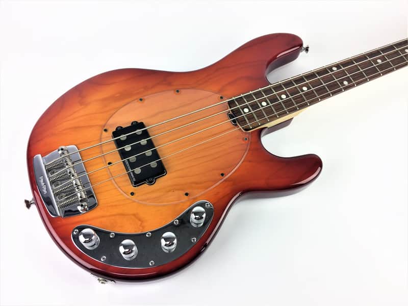 Ernie Ball Music Man Stingray 4st 2003 Sunburst w/ Clear | Reverb