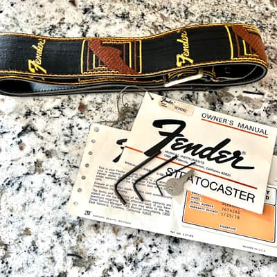 Fender Stratocaster Hardtail Maple Fretboard 1976 Natural finish all original image 21