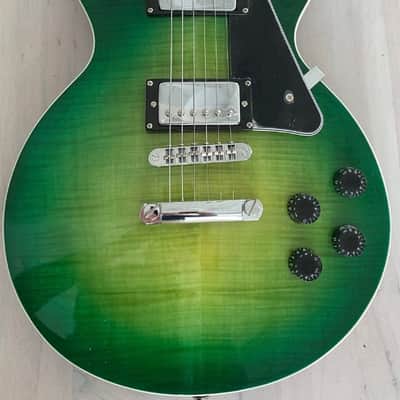 Firefly FFLPS Les Paul Lizard Burst Green image 1