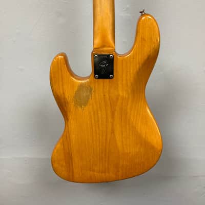 1966 Fender Jazz Bass Natural Refinish w/Case image 9