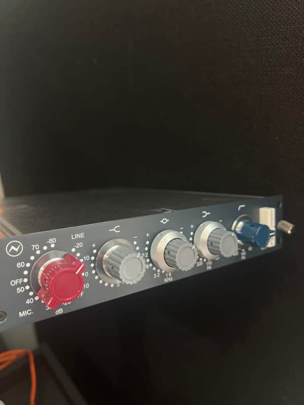 AMS Neve 1073 CH Horizontal Mic Preamp / EQ Module 2010s - Blue imagen 1