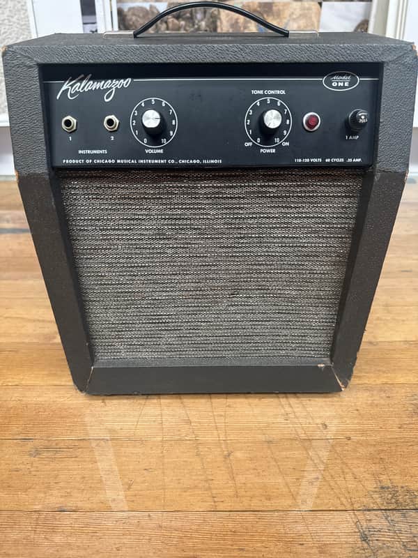 Kalamazoo Model 1 5-Watt 1x10" Guitar Combo 1960s - Black image 1