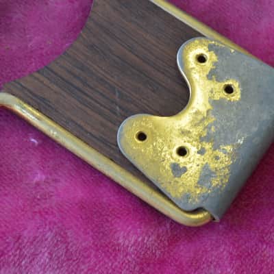 Vintage 1960's Epiphone Vibrola Tailpiece GOLD Sheraton Riviera Crestwood 1964 image 10