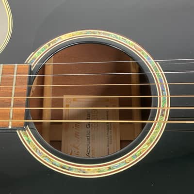 Takamine G Series EG531SC Acoustic Electric Guitar Black Road Runner Gig Bag image 5