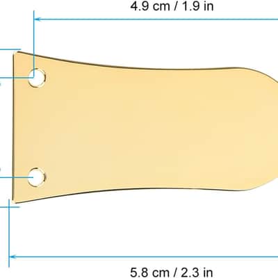 Electric Guitar Rod Cover, 3 Hole Metal Truss Rod Cover, Guitar Truss Rod image 2