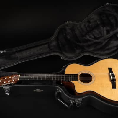 2012 Taylor 312ce-N LH - Natural | USA All Solid Crossover Classical Lefthand Guitar Nylon Cutaway Pickup | OHSC image 19