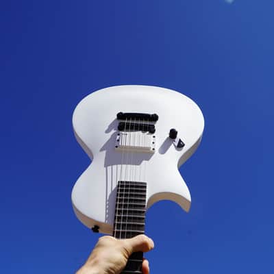 ESP LTD EC ARCTIC METAL Snow White Satin Left Handed 6-String Electric Guitar image 9
