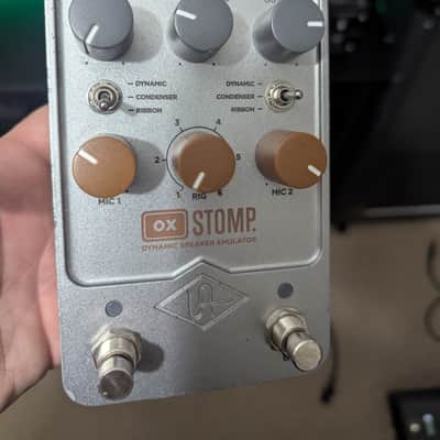 Universal Audio OX Stomp Dynamic Speaker Emulator 2023 - Present - Silver image 1