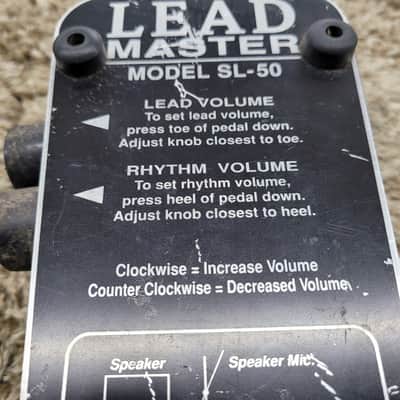 Dunlop SL-50 Lead Master Volume Pedal - Black image 3
