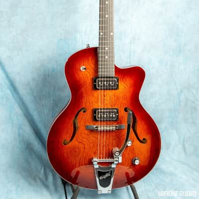 Godin 5th Ave Uptown T-Armond Havana Burst SF Electric Guitar No Bag/Case image 7
