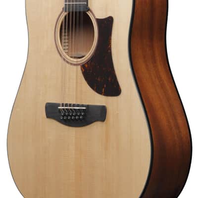 Ibanez AAD1012E-OPN Advanced Acoustic AAD Acoustic Guitar 12-String - Open Pore Natural image 11